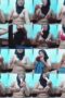 Abg hijab kacamata nyobain dildo