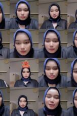 Nona Qinantia Jilbab Dengan Busana Transparan